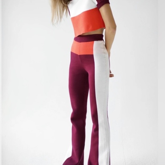 Yllw the Label Ryder Colorblock Set - Matching Sweater/Top & Pants - L/XL - Picture 3 of 10
